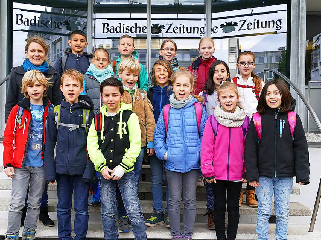 Klasse 4b der Johann-Schwarz-Schule aus Freiburg