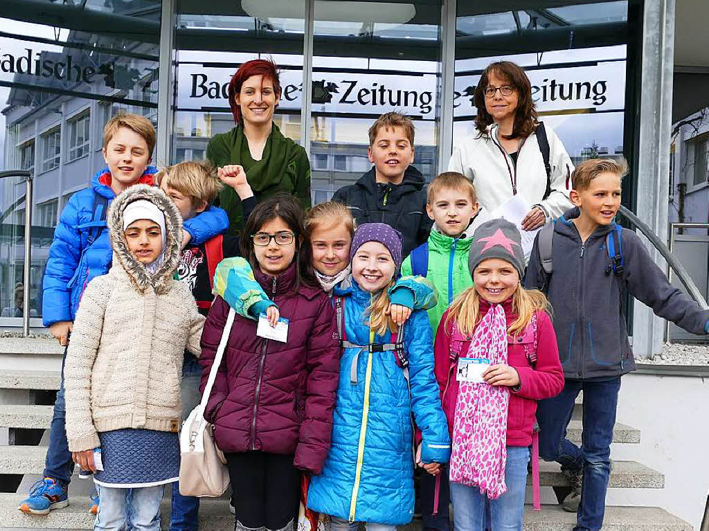 Klasse 4 der Ernst-Leitz-Grundschule aus Sulzburg Klasse 4 der Ernst-Leitz-Grundschule aus Sulzburg