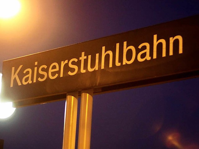 Kaiserstuhlbahn im Wandel: Ab April wi... Zgen fahren auf der Linie 101 Busse.  | Foto: Martin Wendel