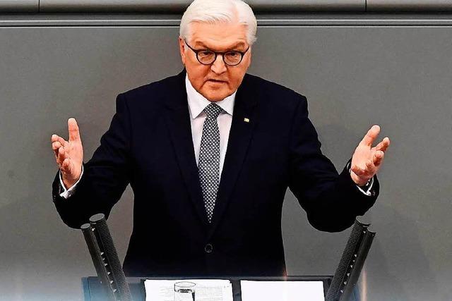Steinmeier mahnt die Trkei als neuer Bundesprsident