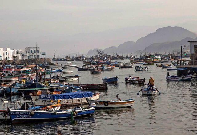Zurzeit drfen die Fischer in Peru nicht aufs Meer hinausfahren.   | Foto: DPA