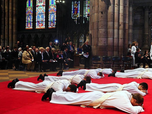 In diesem Jahr werden weniger Mnner zum Priester geweiht als 2012 (Archivbild).  | Foto: Thomas Kunz