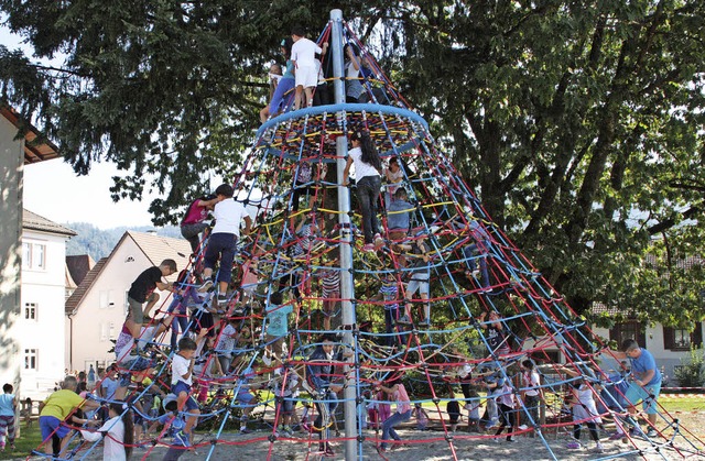 Klettergerst an der Talschule   | Foto: Jrn Kerckhoff