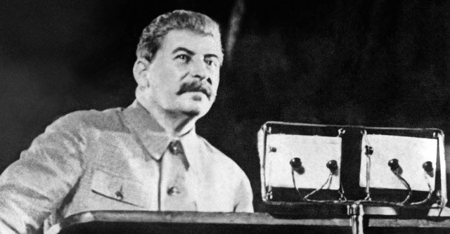Der Diktator:Josef Stalin  | Foto: afp
