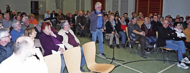 Gro war das Interesse der Bevlkerung an der Einwohnerversammlung in Sasbach.   | Foto: Michael Haberer