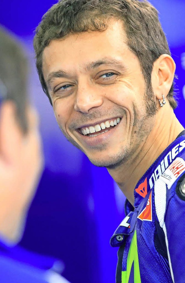 Scheint seine Lockerheit auch nach 20 ...ht verloren zu haben: Valentino Rossi   | Foto: dpa