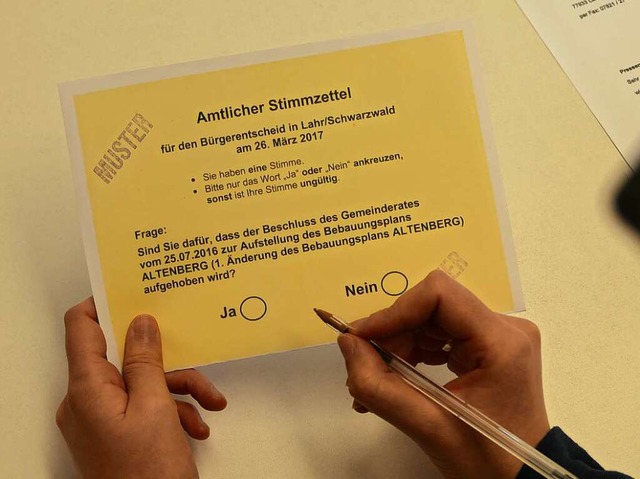 2000 Lahrer haben schon per Briefwahl abgestimmt.  | Foto: Bastian Bernhardt