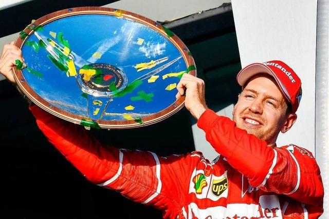 Vettel gewinnt Formel-1-Rennen in Melbourne