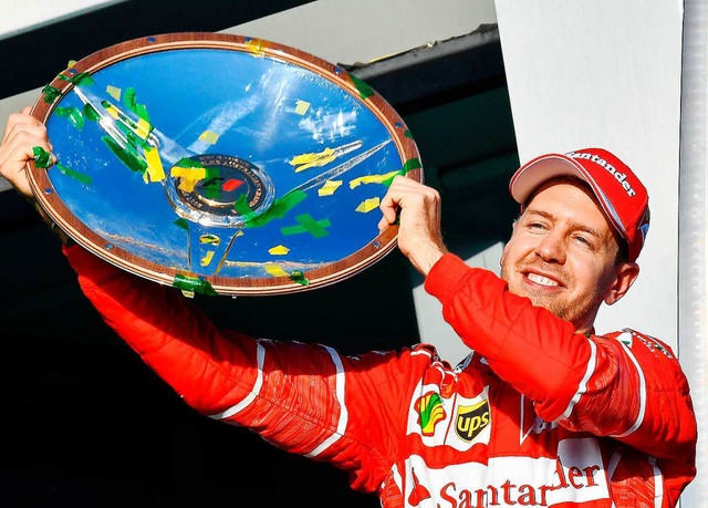 Endlich wird die Formel 1 wieder spannend: Sebastian Vettel  | Foto: AFP