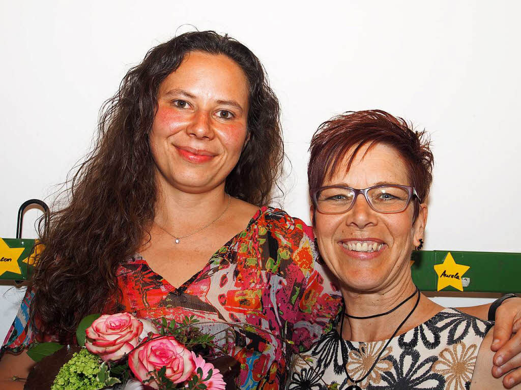 Die Organisatorinnen des Abends: Sindy Weiler (l.) und Petra Leipert.