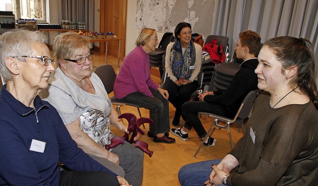 Kennenlernen und gemeinsame Projekte e...t Aufgabe der Generationenwerkstatt.    | Foto: HEIDI FSSEL