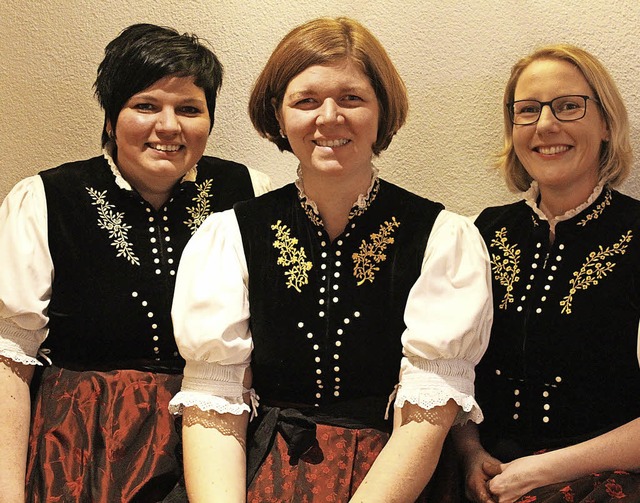 Michaela Keller (von links), Julia Hab...n neue Aufgaben im Verein bernommen.   | Foto: Dennis Wipf