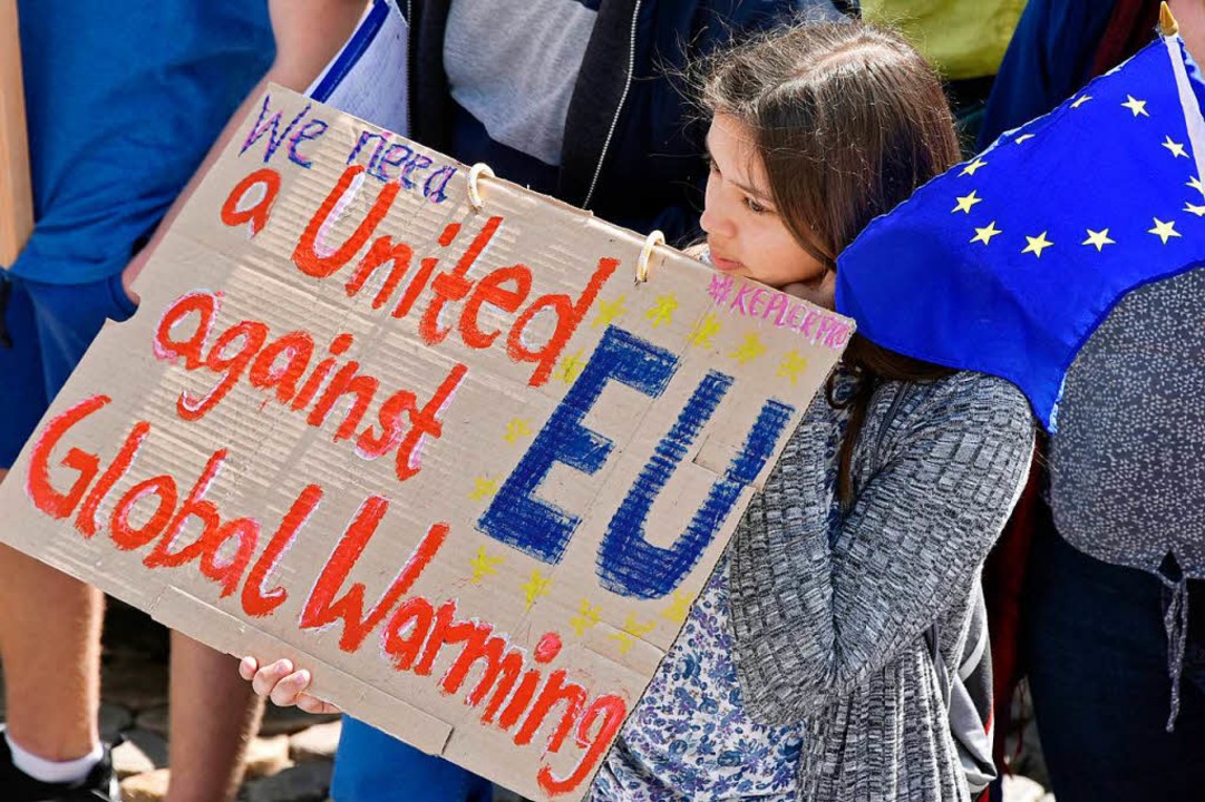 &#8222;Pulse of Europe&#8220; in Freiburg auf dem Augustinerplatz  | Foto: Michael Bamberger
