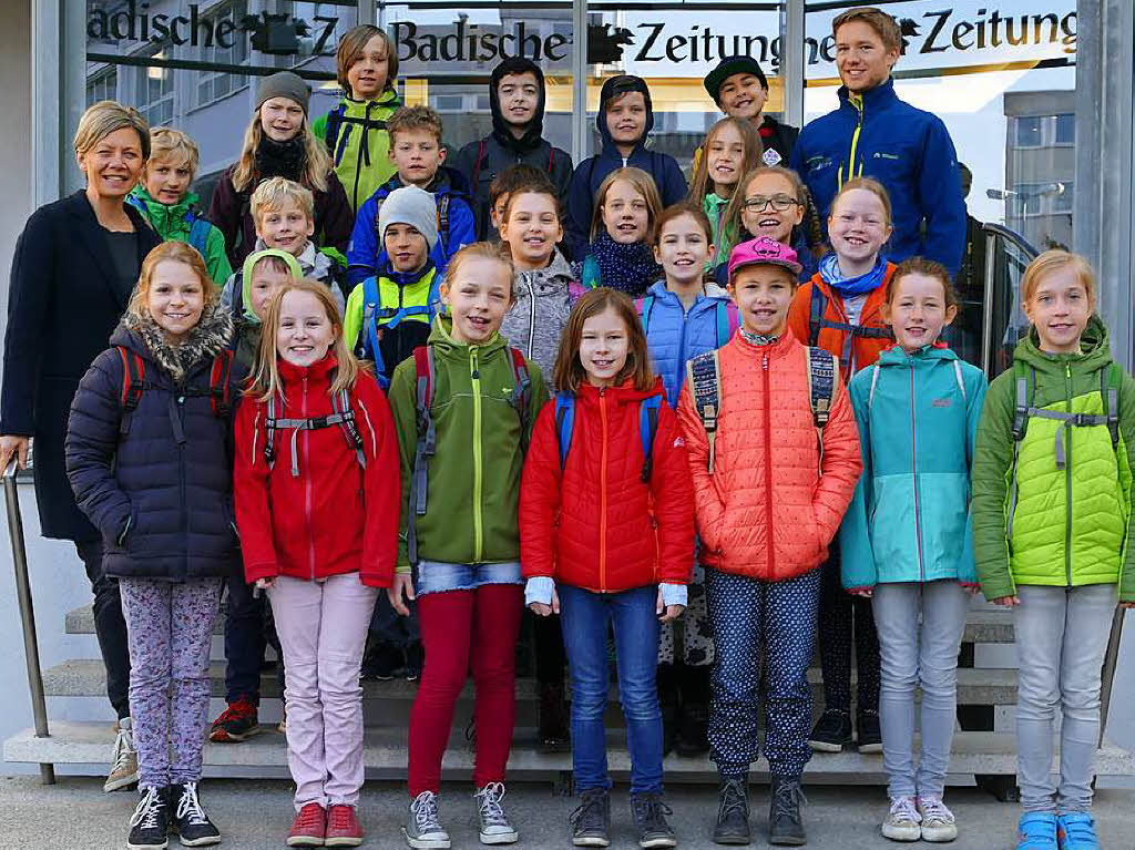 Klasse 4b der  Johann-Peter-Hebel-Grundschule aus Gundelfingen