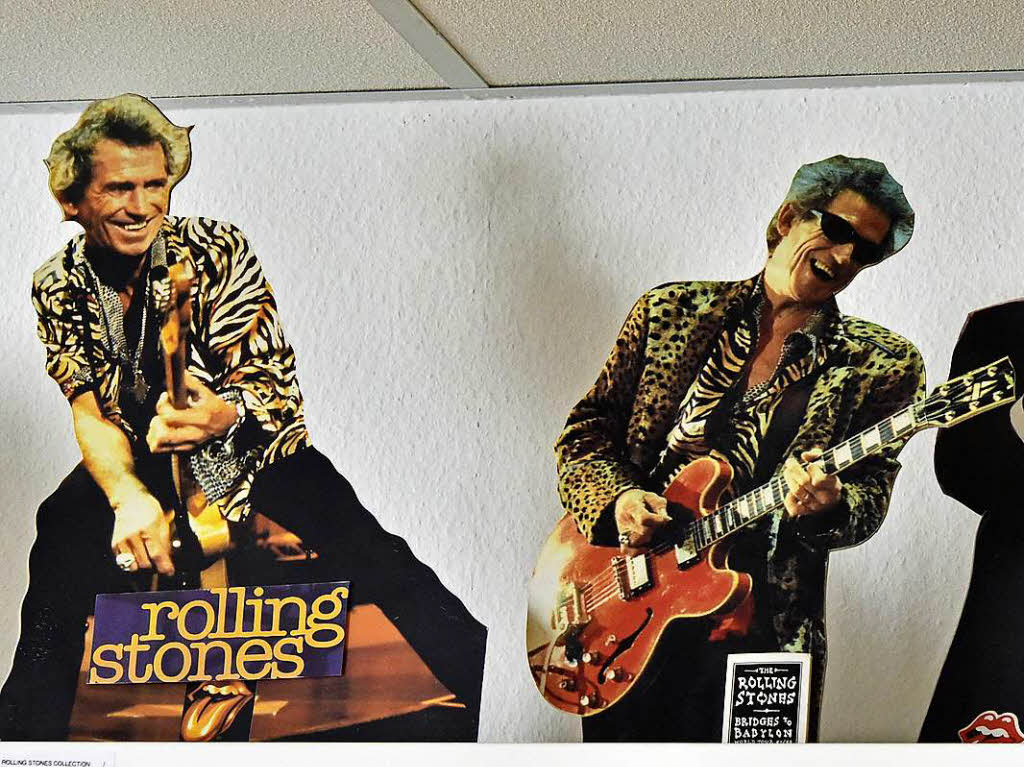 Die Rolling Stones als Pappkameraden