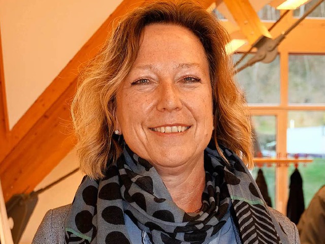 Isolde Schfer (54) verzichtet auf ein...ur als Brgermeisterin von Sthlingen.  | Foto: Dietmar Noeske