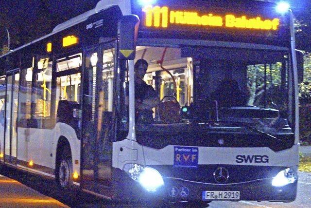 Die Linie 111 fhrt auch im April bis Badenweiler