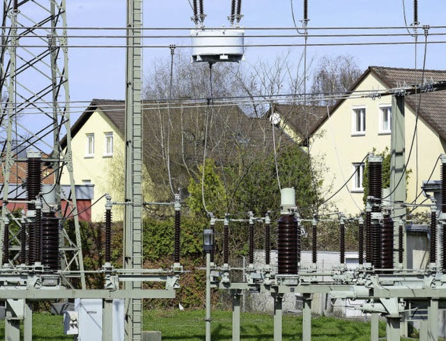 Das Umspannwerk am Rankackerweg, in de...ch in direkter Nhe von Wohnbebauung.   | Foto: Ingo Schneider