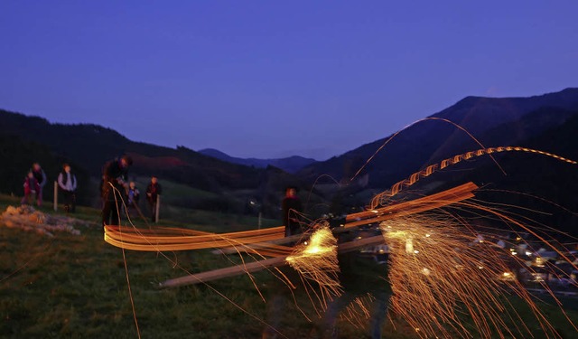 Im Gegensatz zum &#8222;weien Scheibe...l (Foto: Schlossberg in Simonswald).    | Foto: Horst Dauenhauer