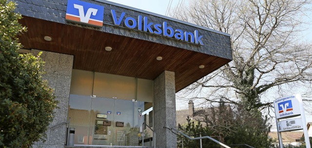 Volksbankfiliale Zell-Weierbach soll n...n diesem Jahr ihre Pforten schlieen.   | Foto: Christoph Breithaupt