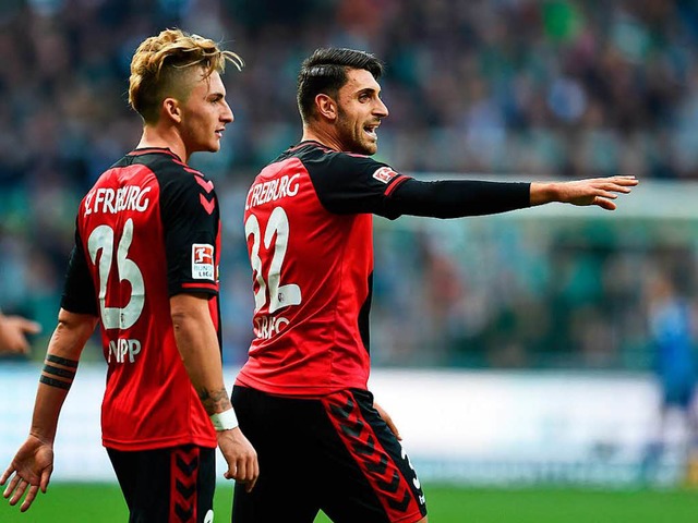 Begehrt im In- und Ausland: Maximilian Philipp (links) und Vincenzo Grifo  | Foto: dpa