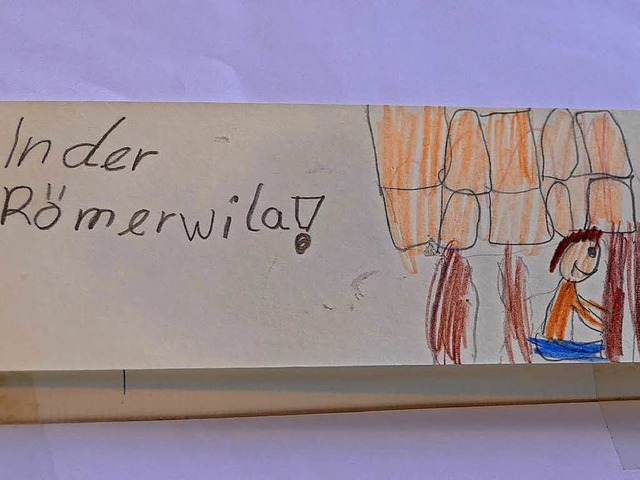 Viele Kinder haben ins Gstebuch geschrieben oder auch gemalt.  | Foto: Verena Pichler 