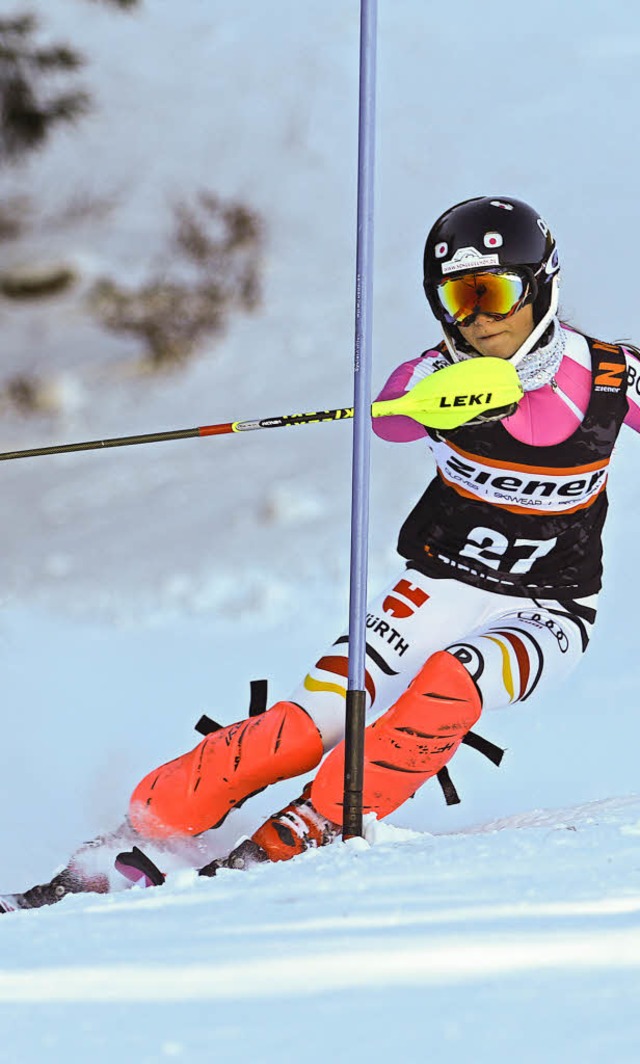 Benita Schlegel war bei der deutschen ... Skirennluferin aus dem Schwarzwald.   | Foto: horning-wiesler