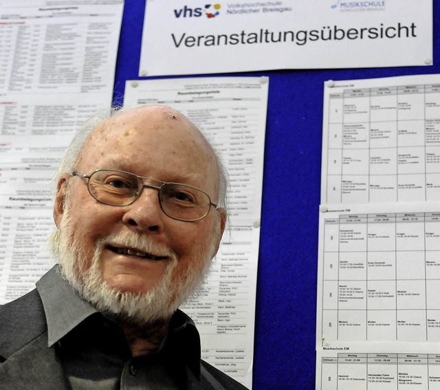 Karl-Anton Christoph ist seit 1995 Au...e Nachfolgerin die Aufgaben bernehmen  | Foto: Markus Zimmermann