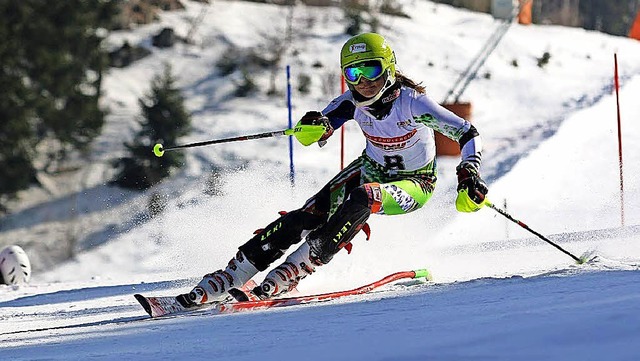 <BZ-FotoAnlauf>Ski alpin:</BZ-FotoAnla...hr bei der Frauen-DM mit und wurde 41.  | Foto: Archiv: Dieter Horning-Wiesler