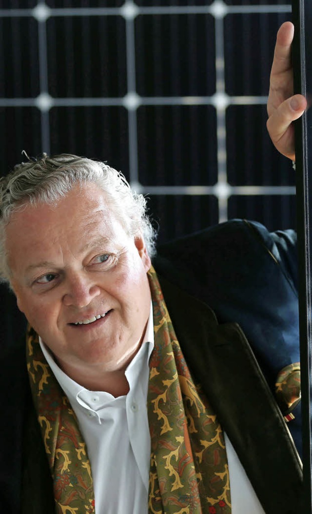 Solarworld-Chef Frank Asbeck muss sein...teigentmern wieder Verluste erklren   | Foto: dpa