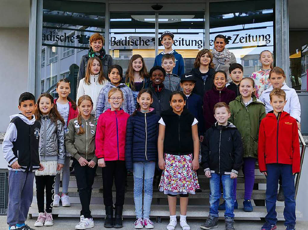 Klasse 4c der Clara-Grundwaldschule aus Freiburg