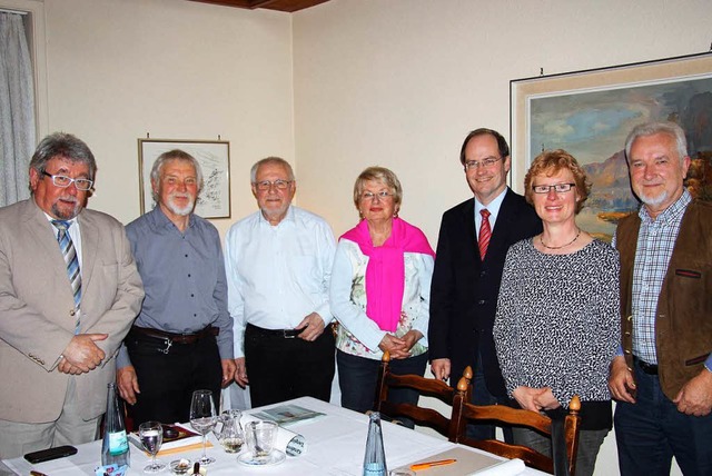 Die Vorstandsriege der Kanderner Museumsfreunde   | Foto: Bronner