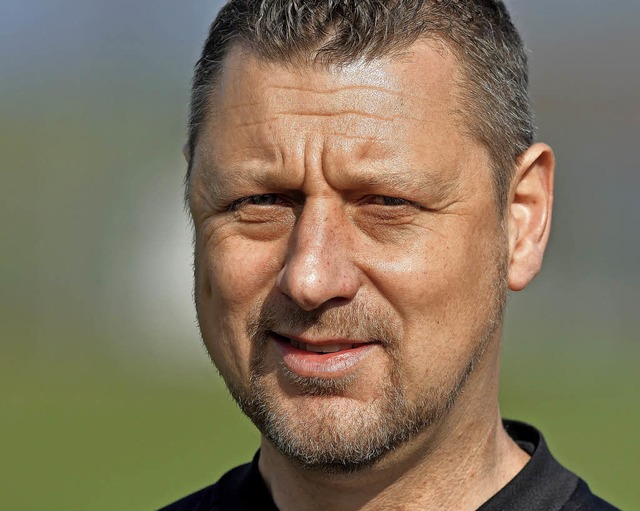 Trainer Michael Baumann freut sich ber den Teamgeist.   | Foto: scheu