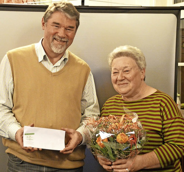 Seit 25 Jahren steht Herwig Eggers der...Jutta untersttzt ihn im Hintergrund.   | Foto: Horatio Gollin