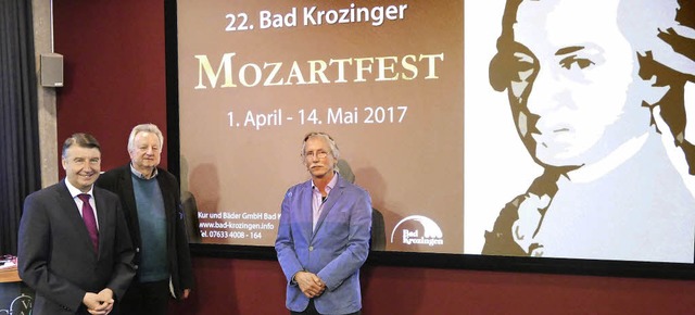 Freuen sich auf den Start des Mozartfe..., Jrgen Eberbach und Uwe Mller-Feser  | Foto: Hans-Peter Mller