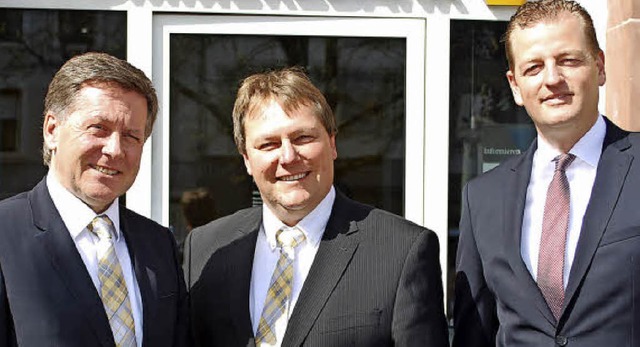 Volker Herrdum-Heinrich, Stephan Summ und Andreas Weerth (von links).   | Foto: Thomas Loisl Mink