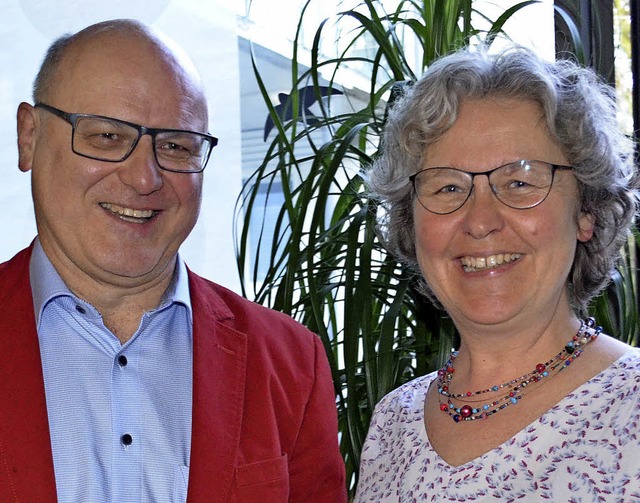 Bernhard Klauser und Heika Drflinger   | Foto: wik