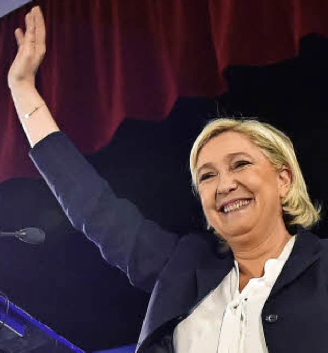 Die Franzosen zuerst &#8211; das ist die Devise von Marine Le Pen   | Foto: AFP