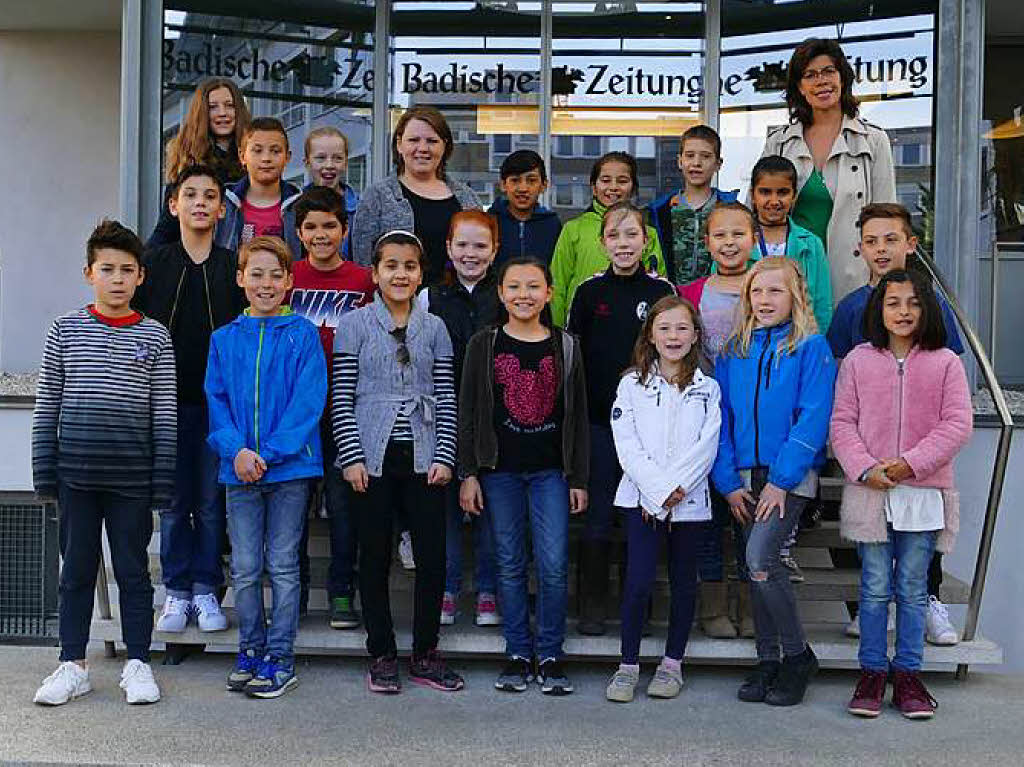 Klasse 4b der Clara-Grunwald-Schule aus Freiburg Klasse 4b der Clara-Grunwald-Schule aus Freiburg