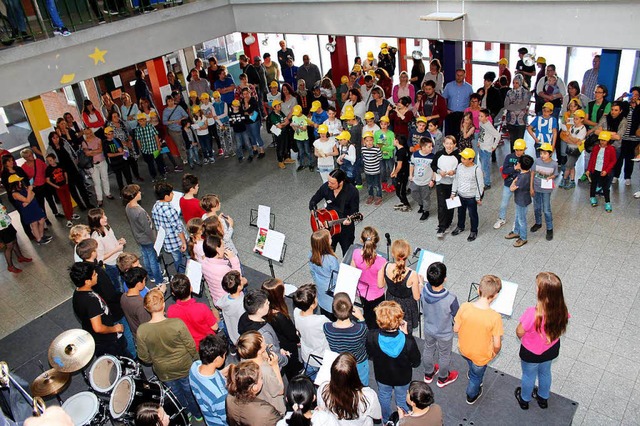 Groe Resonanz fand der Schnuppertag an der August-Macke-Schule in Kandern.   | Foto: Reinhard Cremer