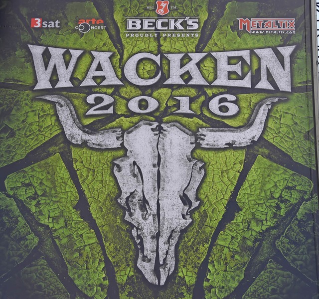 Plakat des Wacken-Festivals &#8211; samt Medienpartnern und Sponsoren   | Foto: dpa