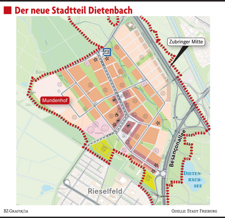 Wie Gunstig Werden Die Wohnungen In Freiburg Dietenbach Freiburg Badische Zeitung