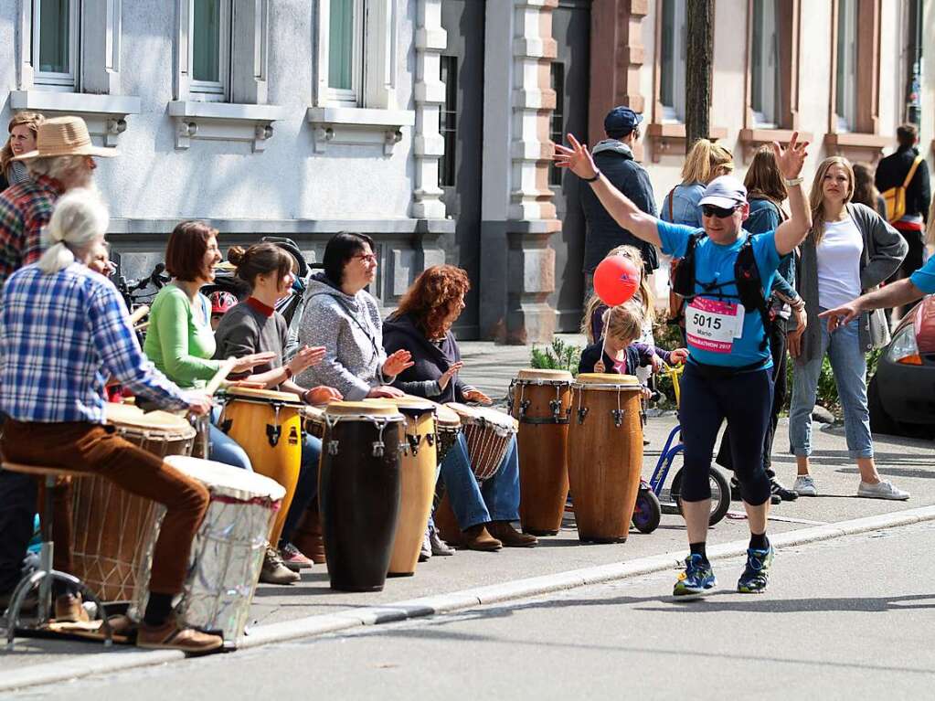 Impressionen vom 14. Freiburg-Marathon am 2. April 2017