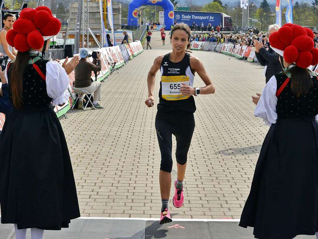 Impressionen vom 14. Freiburg-Marathon am 2. April 2017