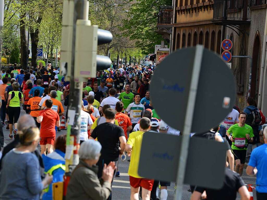 Impressionen vom 14. Freiburg-Marathon am 2. April 2017