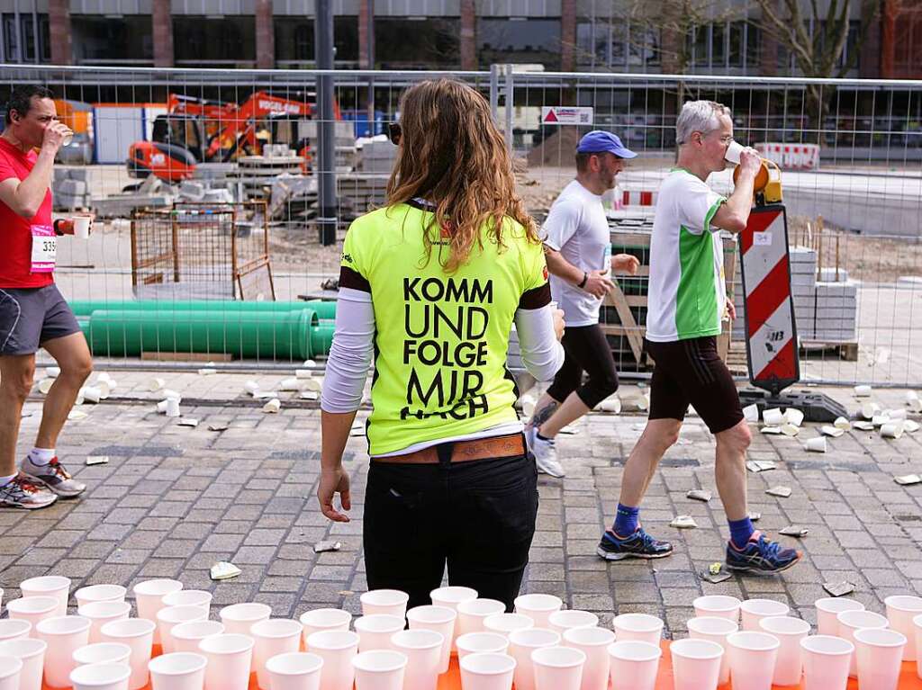 Impressionen vom 14. Freiburg-Marathon am 2. April 2017