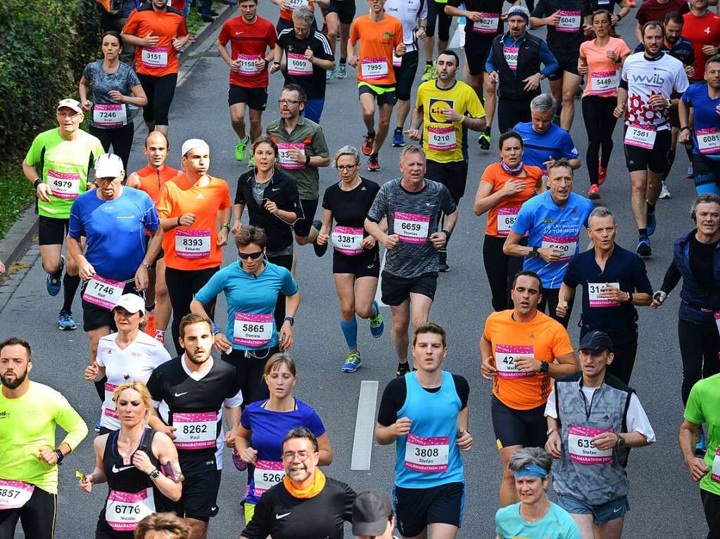 Impressionen vom 14. Freiburg-Marathon am 2. April 2017