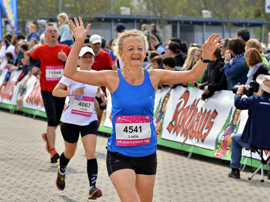 Impressionen vom 14. Freiburg-Marathon am 2. April 2017