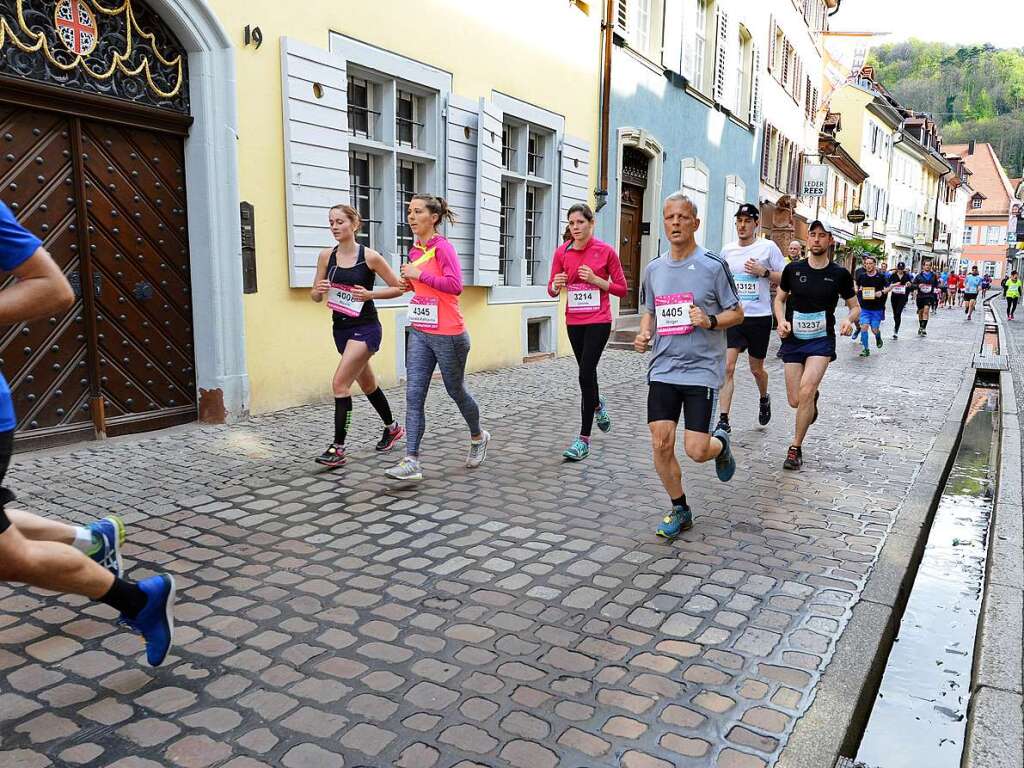 Impressionen vom 14. Freiburg-Marathon am 2. April 2017