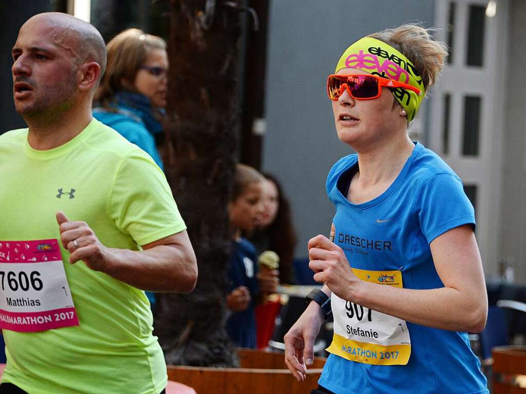 Impressionen vom 14. Freiburg-Marathon am 2. April 2017